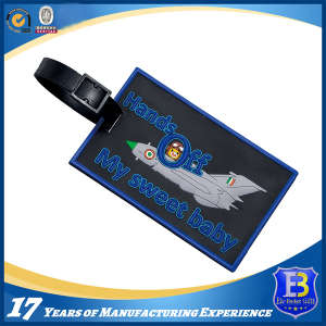 Customized High Quality 3D Card Soft PVC Luggage Tag