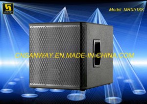 100 dB Spl Mrx518s 8ohms Subwoofer DJ Audio Speaker Box Conference Room System