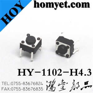 SGS Reliable China Manufacturer DIP Tact Switch (HY-1102) with Long Life
