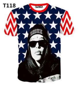 Michale Jackson Sublimation Printed Customized T-Shirts